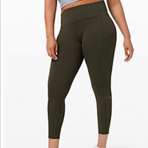 Lululemon Fast And Free 25” Dark Olive 2